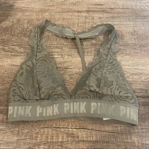 PINK lace bralette